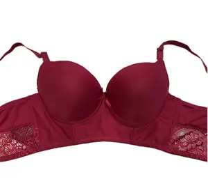 Bonnet et sous-vêtements moulés pour femmes, soutien-gorge brodé Sexy, bonnet de massage, respirant et confortable, sous-vêtement brodé Sexy