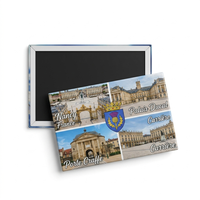 Individueller Frankreich-Tourismus Kunstdruck Blech-Kühlschrankmagnet Personalisierter Kühlschrankmagnet Wohndekor Geschenk