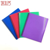 Coloré mode présentation Document fichiers dossiers bobine livre 4 pages 10 poche clair livre PP affichage livre pour étudiant affaires