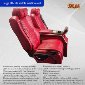 Toyota Prado Land Cruiser LC200 LC300 Lexus LX570 LX600 Nissan Patrol SUV Araç İç Modifikasyonu için Lüks Deri Aero Koltuk - Product Image 5