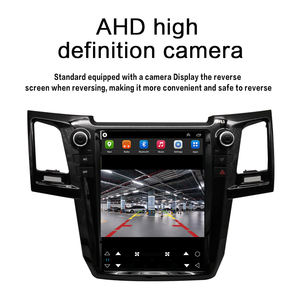 Lecteur multimédia pour Toyota Fortuner avec écran vertical de 12,1 pouces, avec <span class=keywords><strong>Android</strong></span> <span class=keywords><strong>Auto</strong></span> et CarPlay sans fil, navigation GPS, Bluetooth, Wi-Fi, DSP, vidéo embarquée - Product Image 3