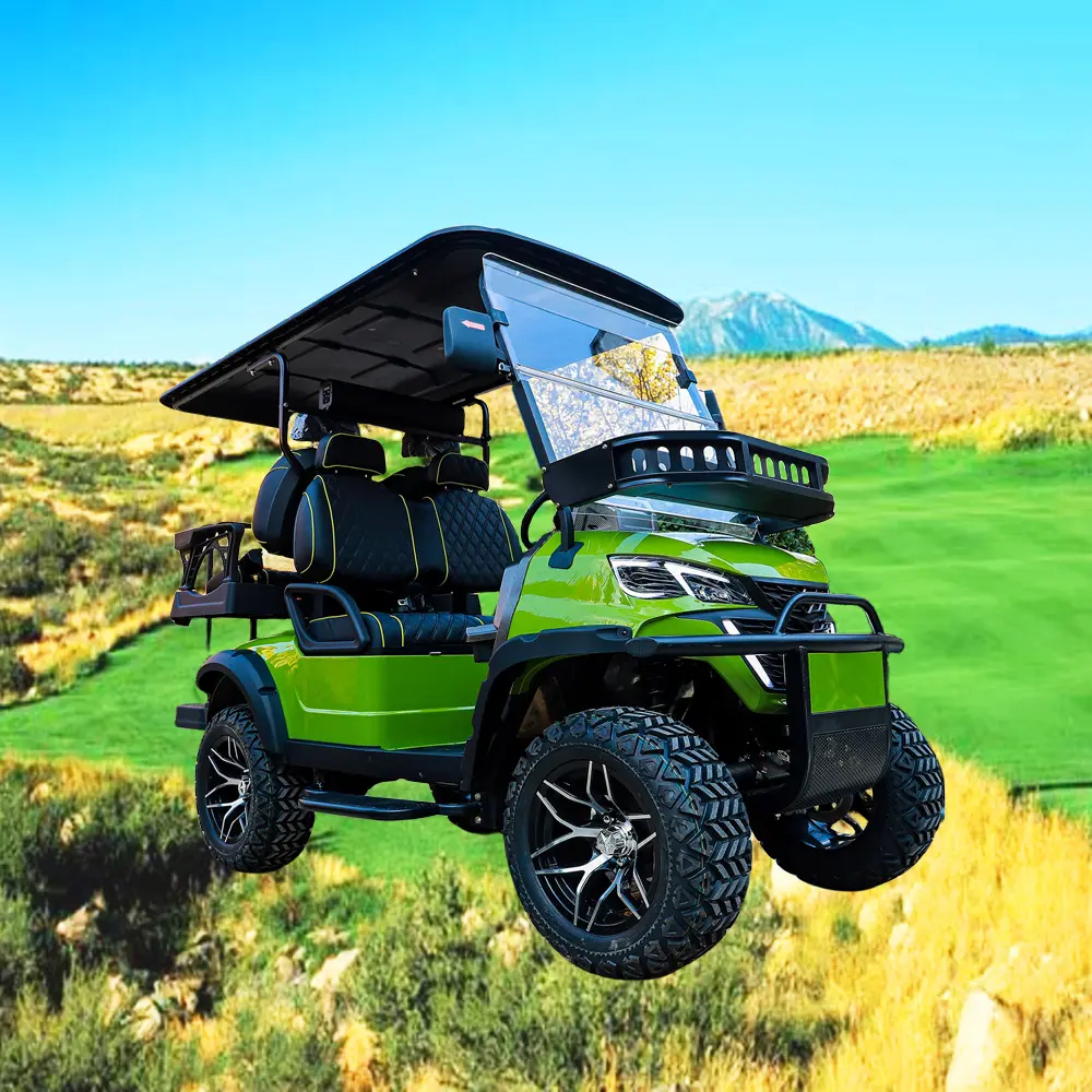 2024 yepyeni tasarım özelleştirilmiş elektrikli 4 kişilik Golf arabası