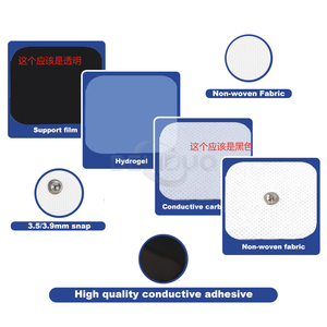 Tampon d'électrode en caoutchouc <span class=keywords><strong>Snap</strong></span> <span class=keywords><strong>Compex</strong></span> Adhésif Tens Unit Silicone Muscle Stimulator Tens Electrode Pads - Product Image 5