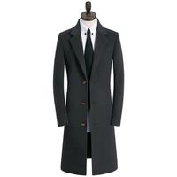 Mode hommes coupe-vent mi-longueur automne et hiver affaires décontracté Double face Nizi manteau hommes coréen laine manteau