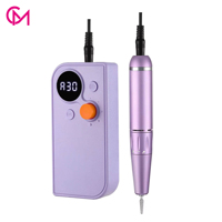 Oferta Especial: Taladro de Uñas Portátil Inalámbrico con Carga USB, 30000 RPM, Colores Macaron, Máquina Lijadora de Uñas, Lima Eléctrica para Salón y Hogar