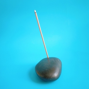 <span class=keywords><strong>Le</strong></span> plus bas prix tumble forme pavé noir pierres précieuses naturelles guérison Porte-Encens cadeau religieux - Product Image 5