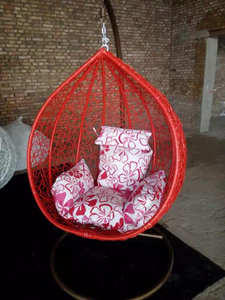 Offre Spéciale nouveau design extérieur oeuf <span class=keywords><strong>suspendu</strong></span> chaise rotin patio balançoires-siège <span class=keywords><strong>unique</strong></span> oeuf forme balançoire chaise pour cour et hôtel - Product Image 3