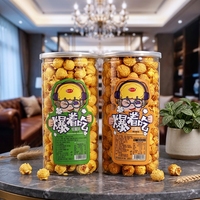 Fournisseurs d'usine de popcorn semi-moelleux, sucré, cuit, sain, aromatisé aux céréales de maïs, exotique et sans graisses trans, en bouteille, pour marque privée