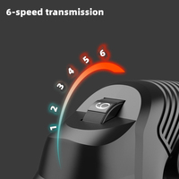 Scie électrique courbée 220V, scie électrique 710W avec réglage à 6 vitesses et fonction de dégagement rapide de la lame