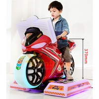 Machine de jeu de course de moto simulateur vidéo pour enfants