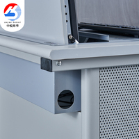 Nouveau bureau d'ordinateur scolaire moderne avec fonction de rabattement et de fermeture de l'écran LCD, plateau pour ordinateur de bureau