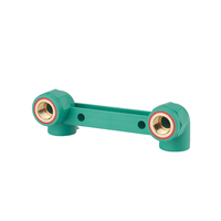 Raccord de tuyau PPR personnalisable direct d'usine matériaux de plomberie de construction en plastique femelle-Double coude et femelle-Double té