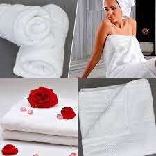 Toalla de Baño Premium 100% Algodón, Suave, Lisa, Tejida, Calidad de Hotel, con Alta Absorción de Agua para Spa y Hostelería - Product Image 3