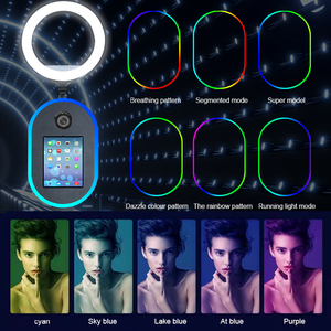 Almacén de EE. UU. Portátil Oval Dslr <span class=keywords><strong>iPad</strong></span> Photo Booth Shell con pantalla Lcd Handheld Photo Booth Kiosk Stand <span class=keywords><strong>iPad</strong></span> Booth - Product Image 4