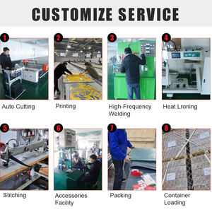 500 जीएसएम 600gsm pvc <span class=keywords><strong>tarpaulin</strong></span> शीट जलरोधी ट्रक कार्गो कवर टेंट कैनोपी टार्पॉलिन - Product Image 5