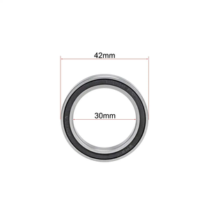 Rodamiento de Bolas de Ranura Profunda de Acero Inoxidable 316 S6806, 32x42x7mm, 6806ZZ 6806-2RS, Rodamiento de Pared Delgada Resistente al Agua de Mar - Product Image 2