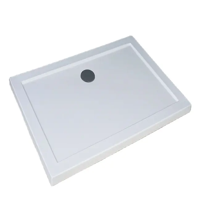 cUPC 100% acrylic and reinforced FRP anti - slip design manufacturer Acrylic low shower pan shower base shower trays