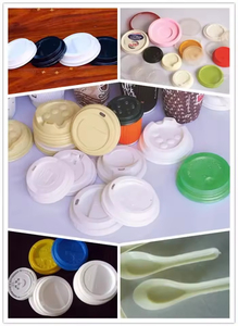 Automatic Plastic Disposable <b>Cup</b> Bowl Dish <b>Cake</b> Tray Die Cutting Paper <b>Cup</b> Lid Forming Machine - Product Image 2