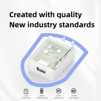 Chargeur mural USB 10W 20W 5V 2A en gros avec protection OTP/OVP/OCP pour tablette et tablette tactile Blanc