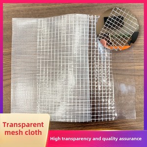 Lona Impermeable de PVC Transparente, Malla de Poliéster Laminada, <span class=keywords><strong>para</strong></span> <span class=keywords><strong>Cubrir</strong></span> <span class=keywords><strong>Ventanas</strong></span> de Carpas, con un Número de Hilos de 1000d*1000d - Product Image 3