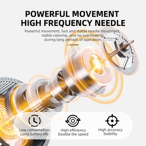 Chuyên nghiệp trang điểm vĩnh viễn súng máy bút cho lông mày microblading hình xăm môi với 8p Hệ thống - Product Image 4