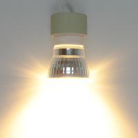 Spot LED compact en céramique et verre MR11 GU10 5W AC100-240V 2835SMD 470LM 3000K pour bureau et salon, COB en céramique et verre