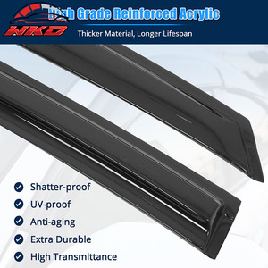 Pare-soleil en acrylique style Mugen pour Ford Fusion 13-18, protection contre la pluie et le vent, 4 pièces - Product Image 3