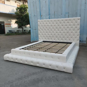Roze Twin King Hotel Luxe Getuft Gestoffeerd Queen <span class=keywords><strong>Bed</strong></span> Frame Houten Platform Set Meubels Slaapkamer
