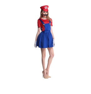 <span class=keywords><strong>Déguisement</strong></span> <span class=keywords><strong>Mario</strong></span> Rouge Classique pour Adulte, Combinaison Amusante pour Halloween, Frère de Luigi, Inspiré de la Télévision et du Cinéma, Fantasia Cosplay - Product Image 2