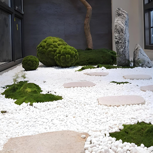 Piedras de Río Blancas Pulimentadas Naturales <span class=keywords><strong>para</strong></span> Jardinería, Paisajismo, Pavimentación de Caminos, Decoración de Acuarios, Blanco Puro - Product Image 4