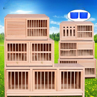 Poulailler en bois personnalisé, cage d'accouplement pour pigeons, cage de reproduction, nichoir pour pigeons, cage à oiseaux en bois, grande cage à pigeons