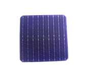 Sel tenaga surya monokristalin 166mm sel surya tunggal Kelas a efisiensi tinggi untuk sistem Panel surya