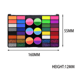 Ensemble de peinture gouache et <span class=keywords><strong>aquarelle</strong></span> pour le corps de 44 couleurs pour <span class=keywords><strong>Halloween</strong></span>, Noël, les spectacles théâtraux et la vente de rue - Product Image 2