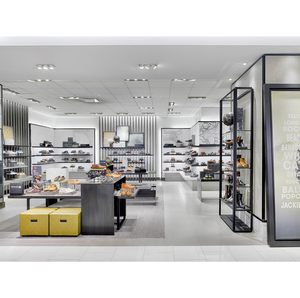 Exhibidor creativo de alta calidad para tienda de zapatos, mueble de pared deportivo de pie - Product Image 3