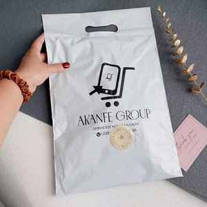 Bolsa de Correo Biodegradable, Bolsa de Envío Impermeable con Asa, Bolsas de Plástico para Empacar - Product Image 1