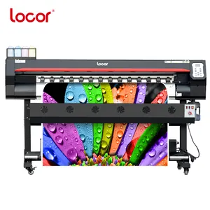 LOCOR 1.8m/6ft autocollant de voiture imprimante grand format prix eco solvant avec XP600 DX5 tête d'impression