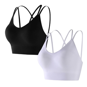 Soutien-gorge de sport personnalisé pour femme, respirant, idéal pour l'entraînement, le fitness, la course, le yoga, les vêtements de sport, avec logo couleur personnalisé - Product Image 3