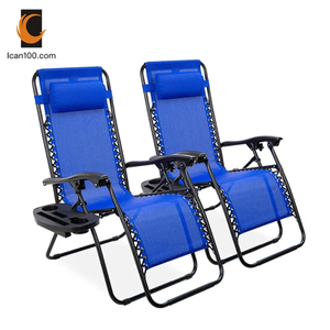 كرسي منعدم الجاذبية قابل للتعديل للبيع بالجملة كرسي حديقة قابل للطي كرسي صالة شاطئ خارجي - Product Image 4