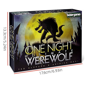 Version anglaise du jeu de cartes One Night Ultimate Werewolf et Zombie Cat Series - Product Image 6