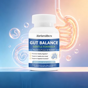 Muhua Gut Balance, formule douce, 60 capsules, complément alimentaire avec DGL, gingembre et feuille d'<span class=keywords><strong>artichaut</strong></span> pour une immunité améliorée - Product Image 3