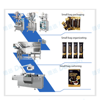 Machine de remplissage et d'emballage automatique multi-voies pour sachets de sauce, de ketchup et de bâtonnets de miel, machine d'emballage de bâtonnets glacés 4/6/8 voies