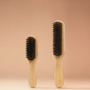 Cepillo de pelo de cerdas de jabalí suave ecológico al por mayor de fábrica mango de bambú estilo de <span class=keywords><strong>barba</strong></span> diseño duradero cepillo de <span class=keywords><strong>afeitar</strong></span> para <span class=keywords><strong>Barba</strong></span> - Product Image 1