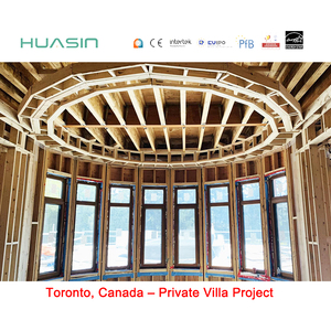 Solución de Vivienda Residencial de Lujo Personalizada Huasin con <span class=keywords><strong>Ventanas</strong></span> y Puertas de Madera Revestidas de Aluminio con Aislamiento Térmico - Product Image 5