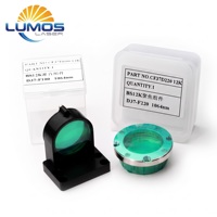 Set Lensa Kolimasi Optik Pengganti Raytools BS12K D37 F100mm Sudah Terpasang dengan Cincin Penahan untuk Kepala Laser Serat