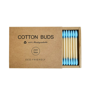 Vente en gros 200 pièces/boîte rouge à lèvres bois <span class=keywords><strong>coton</strong></span> écouteurs Oem jetable médical oreille nettoyage maquillage supprimer Q conseils <span class=keywords><strong>coton</strong></span>-tige - Product Image 3