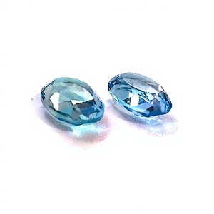 Topacio Azul Cielo Natural al por Mayor a Precio de Fábrica, 12x16 mm, Corte Ovalado Facetado, Piedras Preciosas Sueltas para Joyería, Tercera Parte - Product Image 1