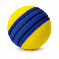Balle en mousse silencieuse Typti, balle de paddle en mousse PU rayée et souple pour jeu familial en intérieur ou en extérieur OEM