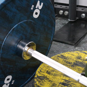 Ağırlık kaldırma 25lbs standart özel Logo 25kg halter powerbell halter tampon plakaları - Product Image 6