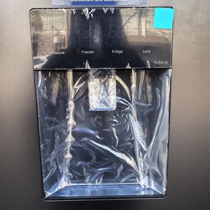 Black French Multi-Door <b>Refrigerator</b> 506L 4-Door Auto-Defrost Water Dispenser Compressor Air-Cooled Stainless Steel Class B Larg - Product Image 2