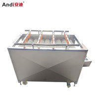 Multifunctionele Groente Suikerriet Parallel Roller Reinigingsmachine Hogedrukspuit Fruit Wasmachine